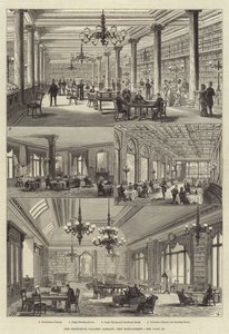 Knihovna Grosvenor Gallery, New Bond-Street od Frank Watkins