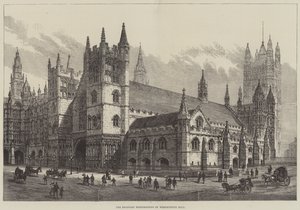 Navrhované opravy Westminster Hall od Frank Watkins