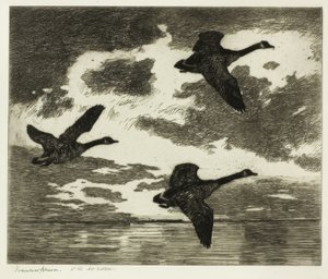 Zataženo ráno od Frank Weston Benson