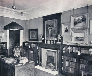 Knihovna kapitána Harveyho, Hampstead, c1903 od Frank William Brookman