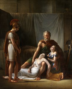 Smrt Belisariovy ženy (olej na plátně) od François-Joseph Kinsoen