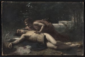 Pyramus a Thisbe, asi 1875 (olej na plátně)