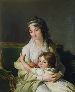 Portrét pravděpodobně Madame Jeanne-Justine Boyer-Fonfrede a její syn Henri
