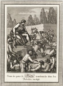 Poprava Streltsyů. Od: Histoire de Russie od Blin de Sainmore, c. 1800 od François Anne David