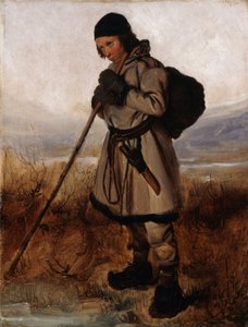 Francouzština:  Un Lapon A Laplander od François Auguste Biard