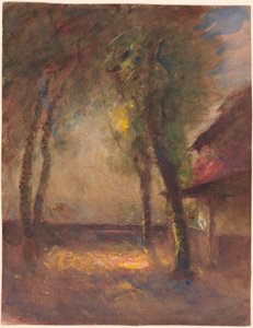 Terasa domu Ravier v Morestel od François Auguste Ravier