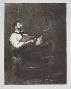 Kytarista, 1861. od François Bonvin