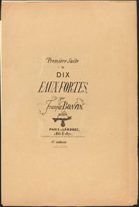 První sada deseti leptů od François Bonvin