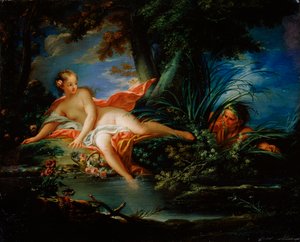 Vyděšený lazebník, 1736. od François Boucher