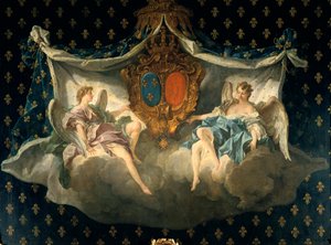 Alegorie Francie a Navarry, 1740 od François Boucher