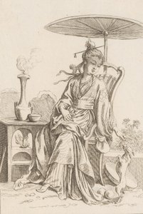 Čínská dáma, 1738-45. od François Boucher
