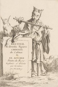 Sbírka rozmanitých čínských figurek, 1738-45. od François Boucher