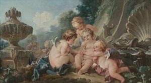 Cupids in Conspiracy od François Boucher
