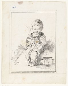 Malý kominík Malé Savoyard Čtyři výtisky s dětmi (název série) od François Boucher