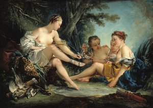 Dianin návrat z lovu, 1745. od François Boucher