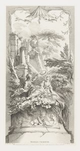 Hommage Champètre (Pastorale) in Nouveaux Morceaux pour des Paravents [Nové koncepty pro obrazovky] od François Boucher