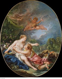 Jupiter a Callisto od François Boucher