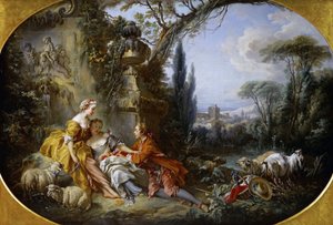 Půvab venkovského života Půvab venkovského života od François Boucher