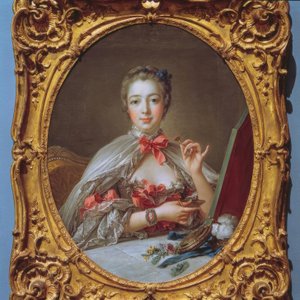 Madame de Pompadour na záchodě. od François Boucher