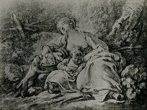 Na cestě na trh od François Boucher