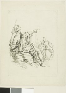Orientální válečník od François Boucher