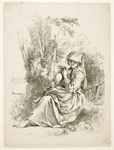 Selka se džbánem od François Boucher
