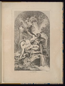 Deska 5, Receuil de Fontaines (sbírka fontán) od François Boucher