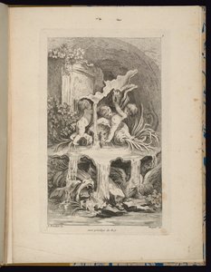Deska 7, Receuil de Fontaines (sbírka fontán) od François Boucher