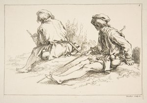 List skic, 1753. od François Boucher