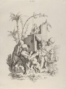 Pohled, 1720-70. od François Boucher