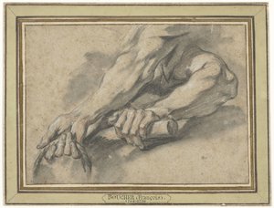 Studie dvou předloktí od François Boucher
