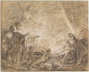 Klanění pastýřů od François Boucher