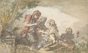 Věštkyně, 18. století. od François Boucher