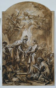 Prezentace v chrámu od François Boucher