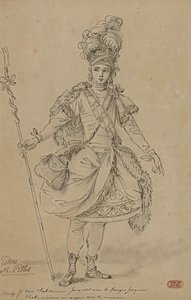 Tithonus. Kostýmní návrh pro operu Titon et l