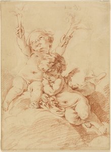 Dva Putti od François Boucher