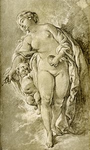 Venuše s jablkem od François Boucher