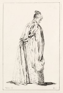 Žena stojící od François Boucher