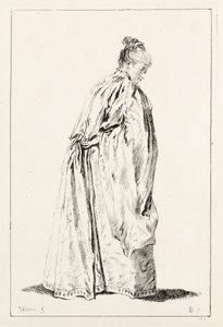 Žena stojící. od François Boucher