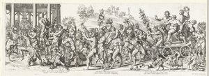 Triomf van Bacchus od François Chauveau (attributed to)