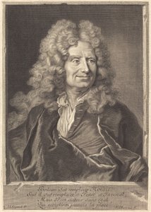 Nicholas Boileau od François Chereau I after Hyacinthe Rigaud