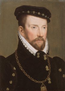 Admirál Gaspard II de Coligny od François Clouet