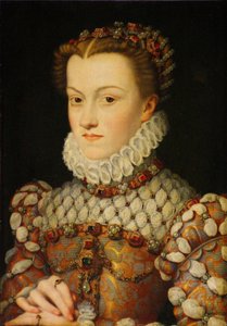 Alžběta Rakouská 15541592, královna Francie, cca 1571-1572 od François Clouet
