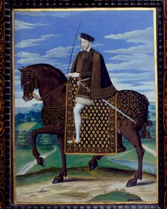 Jezdecký portrét Jindřicha II od François Clouet