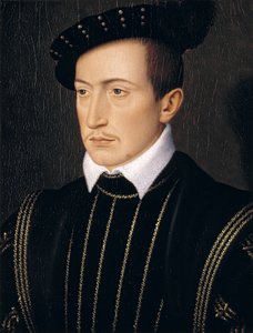 Guy XVIII, Comte de Laval, kolem 1540 (olej na dubovém panelu) od François Clouet