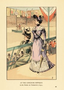 Na Concours Hippique v Palais d’Industrie od François Courboin