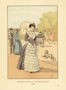 Hlavní třída v Parc Monceau od François Courboin