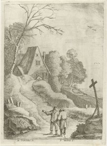 Kopcovitá krajina od François Deroy