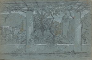 Terasa a zahrada na Capri [recto]