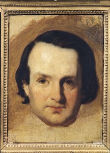 Studie k portrétu Victora Huga (1802-85) kolem roku 1836